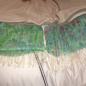 2 silk Lilly Pulitzer scarves